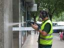 Low pressure cleaning of facades in San Sebastián