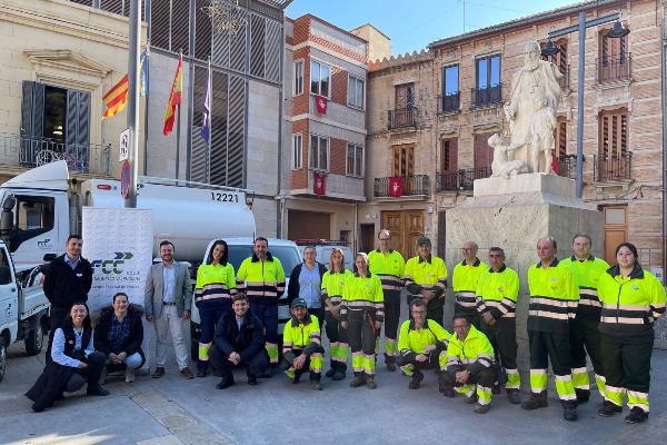 The Special Employment Centre FCC Equal Comunidad Valenciana begins the new street cleansing service in Massamagrell