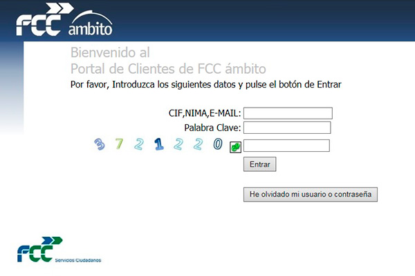 FCC ámbito designs and publishes a client portal on its website