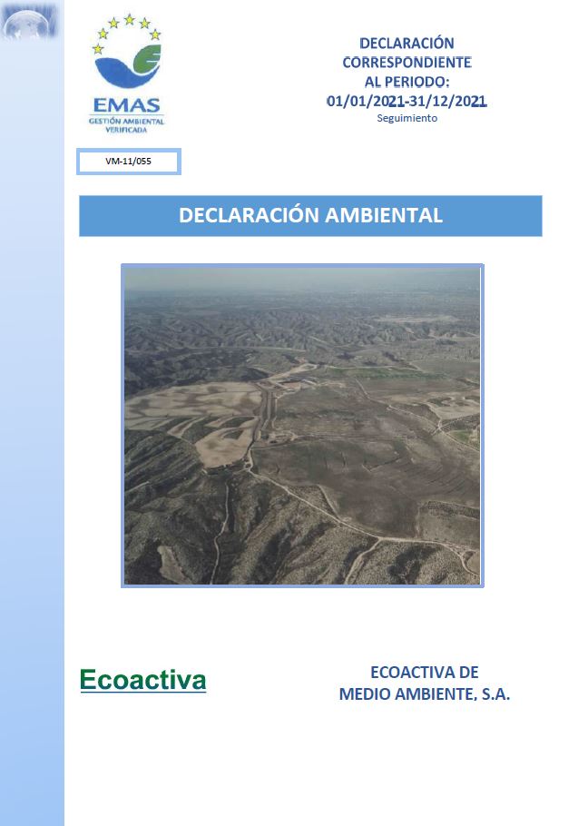 Declaración Ambiental Ecoactiva