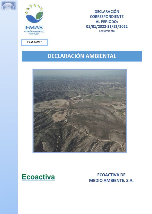 Declaración Ambiental Ecoactiva