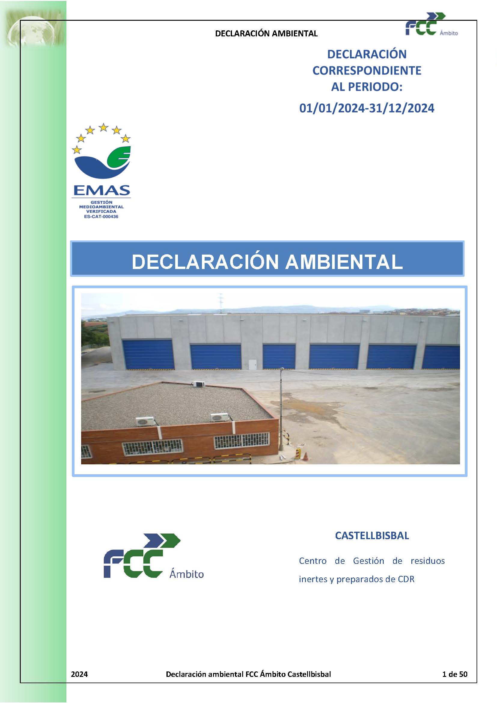 Declaración Ambiental CASTELLBISBAL