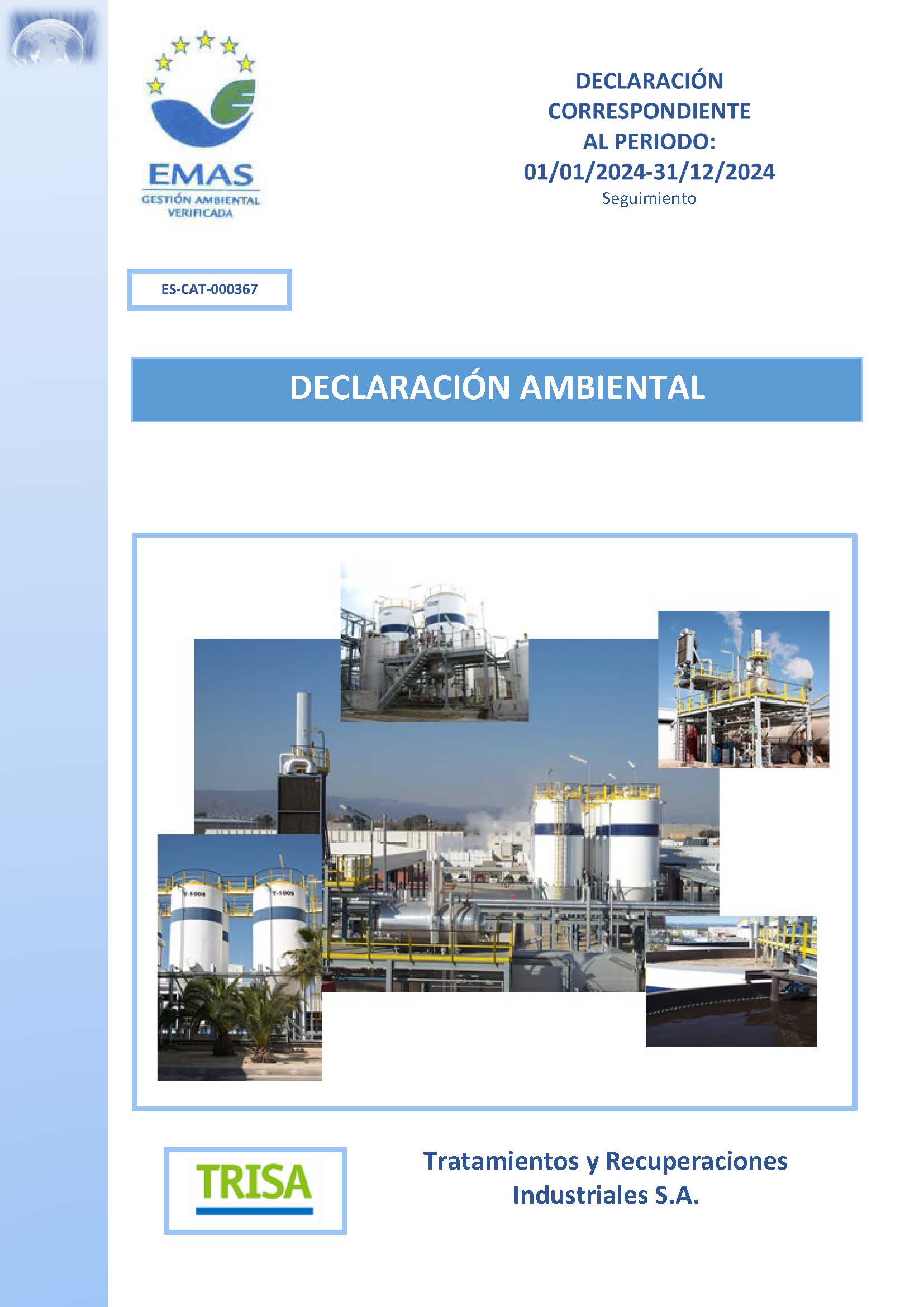 Declaración Ambiental TRISA